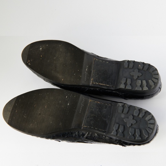 80s - SUSAN BENNIS - WARREN EDWARDS - Loafer - Men\'s - 10.5 - BLK - Crocodile main image 4